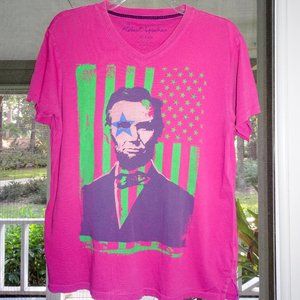 Robert Graham LINCOLN ROCKS graphic t-shirt